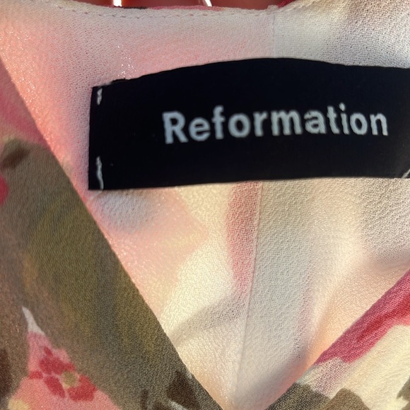 Reformation Bell Dress-Josephine -Mini - Picture 3 of 16